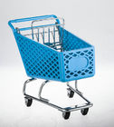 Cina Wheeled shopping trolley With metal base and back gate in chrome plated perusahaan