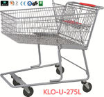 Cina 275L Toko Perbelanjaan Amerika Grocery Store Dengan gerobak Supermarket Base Grid / Logam perusahaan
