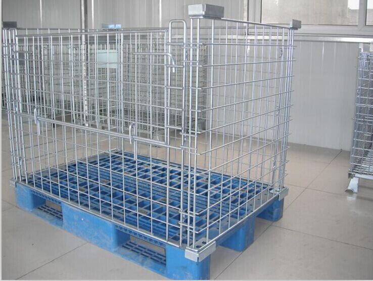 Warehouse Storage Cages container Retail Shop Equipment For Supermarket