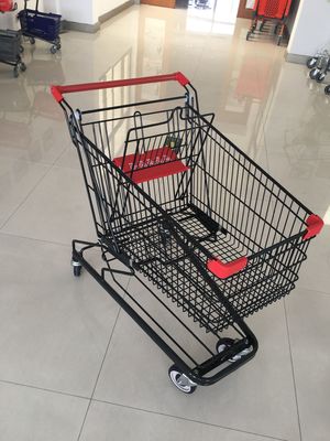 Cina 125 L Supermarket Shopping Trolley Dengan 4 Kastor Putar Rata, 941 X 562 X 1001mm pabrik