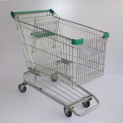 Beli 240L Penyimpanan bahan makanan berkapasitas besar Troli belanja American Series Supermarket Metal online manufacture