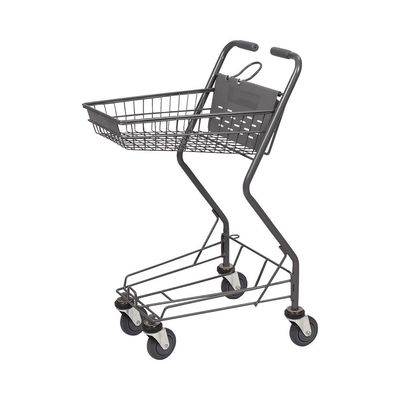 Beli Gaya Jepang Grey Supermarket Trolley Cart Toko Kelontong Keranjang Belanja CE online manufacture
