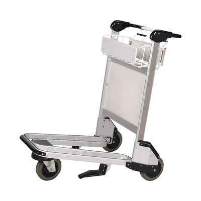 Beli Aluminium Alloy Bandara Bagasi Trolley Cart Fungsional 3 Roda Dengan Rem online manufacture