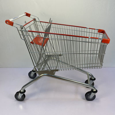 Beli 150L Trolley Belanja Logam Lipat Kapasitas Besar Dengan Kursi Anak online manufacture