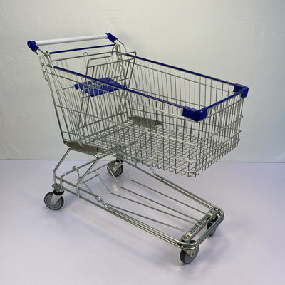 Beli 180L Kapasitas Tinggi Q195 Steel Metal Shopping Trolley Tipe Asia online manufacture
