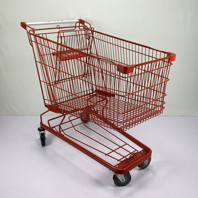 Beli 240L General store Trolley Belanja Logam Baja Tipe Asia Berkapasitas Tinggi online manufacture