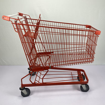 Beli 240L Supermarket Grocery Shopping Trolley Keranjang Belanja Baja Berlapis Seng online manufacture