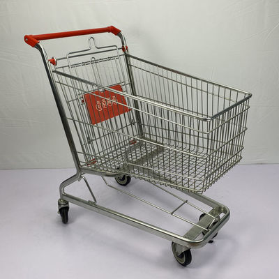 Beli Disesuaikan 150L Supermarket Grocery Cart Trolley Belanja Gudang Berlapis Seng online manufacture