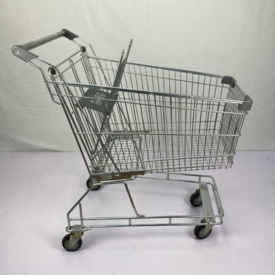 Beli Troli Belanja Supermarket Tipe Australia 125L Gerobak Troli Kelontong Dengan Roda PU online manufacture