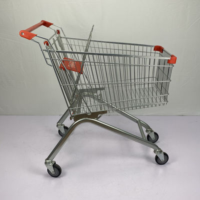 Beli CE 125L Keranjang Belanja Besar Eropa 110kgs Kapasitas Pemuatan Troli Belanja Logam online manufacture