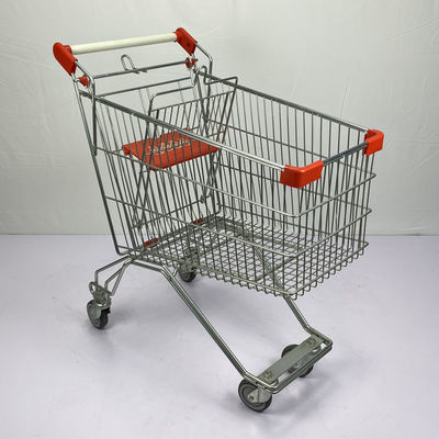 Beli Trolley Belanja Logam Tipe Rusia 125L Supermarket Grocery Trolly Cart online manufacture