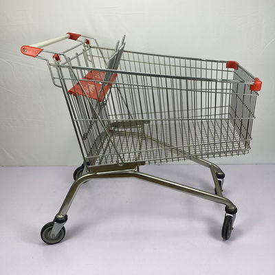 Beli Trolley Keranjang Belanja Logam Super Besar 275L Dengan Kursi Anak Lipat Ganda online manufacture