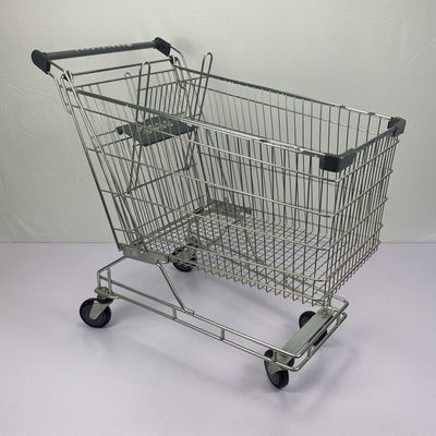 Beli Grey 240L Supermarket Grocery Cart Trolley Belanja Logam Supermarket Australia online manufacture