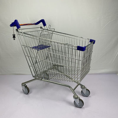 Beli Octagonal Foot Steel Metal Shopping Trolley Cart Disesuaikan Gaya Eropa online manufacture