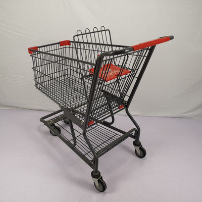 Beli 125L Standard American Shopping Trolley Warehouse Shopping Cart Dengan Kursi Lipat online manufacture