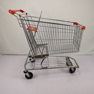 Beli American 210L Warehouse Shopping Trolley Carbon Steel Keranjang Belanja Super Besar online manufacture