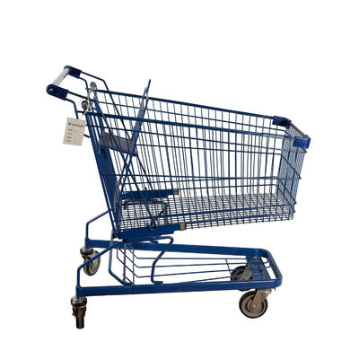 Beli Q195 Steel 150L Supermarket Metal Trolley Cart Dengan Kursi Anak Lipat online manufacture