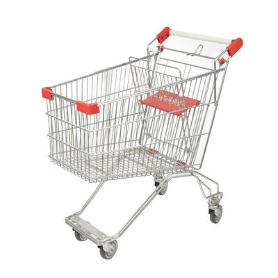 Beli 125L Kapasitas Besar Gaya Rusia Supermarket Gerobak Baja Toko Kelontong Grosir Keranjang Berkualitas Tinggi online manufacture