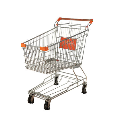 Beli Asia 125L Standard Metal Shopping Trolley Supermarket Grocery Trolly Cart EN BS 1929 online manufacture