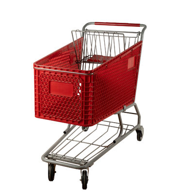 Beli Gerobak Belanja Plastik Tugas Berat 80L-200L Dengan Undercarriage online manufacture