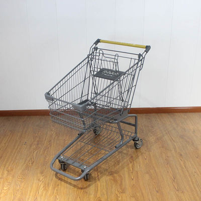 Beli 80L Galvanis Trolley Supermarket Travellator Roda Metal Trolley Belanja online manufacture