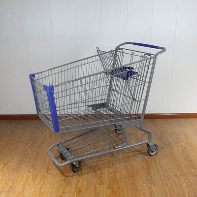 Beli 240L toko kelontong Cina gerobak belanjaan gaya Amerika gerobak belanja supermarket online manufacture