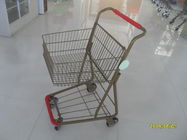 40L Folding Grocery Shopping Trolley Q195 Baja Karbon Rendah Untuk Supermarket
