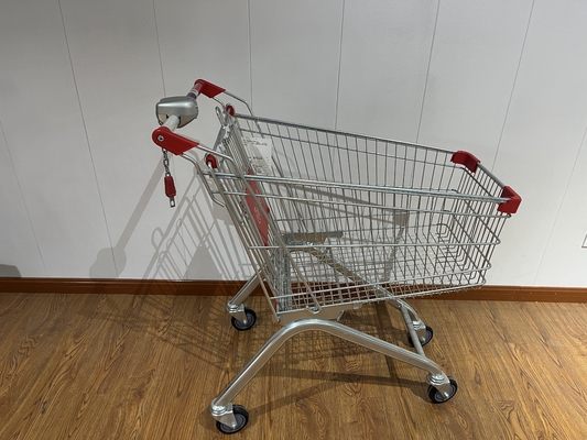 Beli 125L Retail carrying Kapasitas Besar Metal Foldable Shopping Trolley Dengan Kursi Anak online manufacture