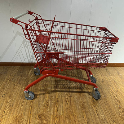 Beli Disesuaikan Spar cahaya komersial 210L merah keranjang belanja supermarket keranjang belanja online manufacture