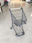 40 Liter Steel Tube Grocery Store Shopping Cart Untuk Supermarket Bandara