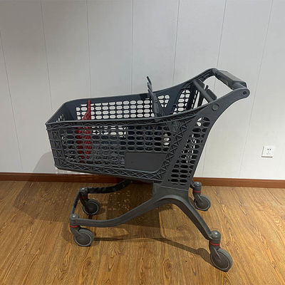 Beli 175L Customized Logo Retail Grocery Store Cart Supermarket Trolley Plastic Shopping Cart online manufacture