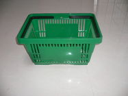 Cina Flexible Green Plastic Shopping Basket With Capacity 13KGS 420x290x220mm perusahaan