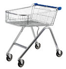 American Style 71L UK Shopping Cart Dengan Base Grid, Trolley Shopping Shop