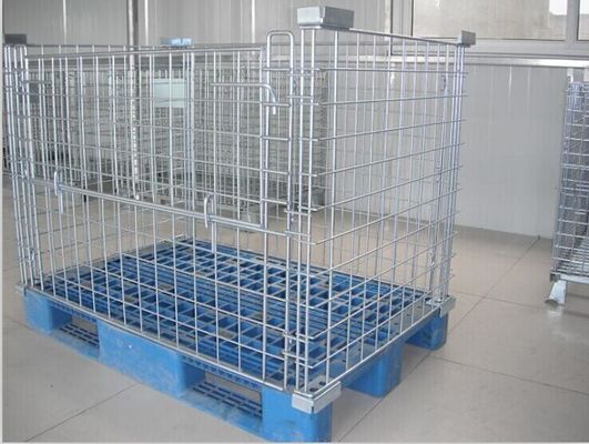 Cina Warehouse Storage Cages container Retail Shop Equipment For Supermarket pabrik